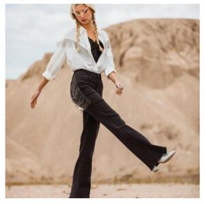 Sterling & Stitch Rhinestone Flare Jeans| Size 27